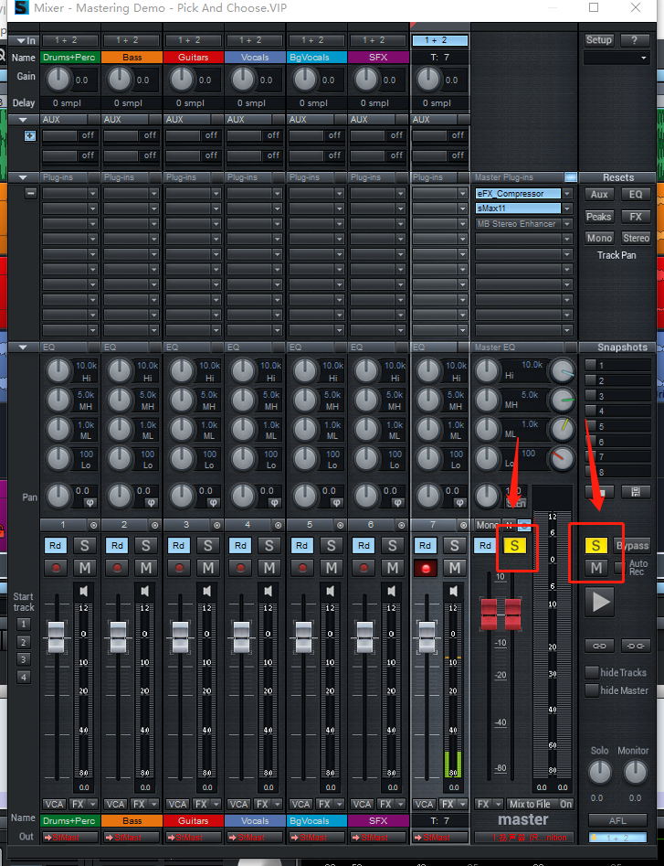 sam5 monitorsetup